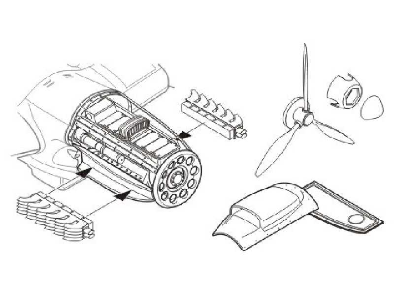 He 111H  Engine set - zdjęcie 1