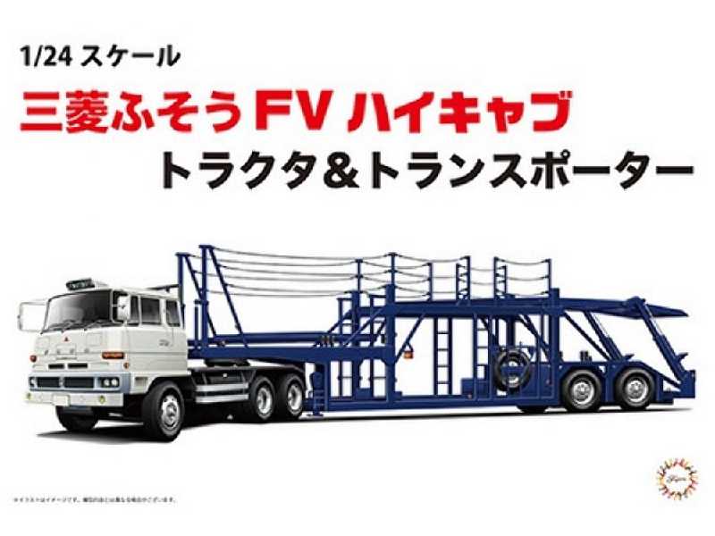 Tr-1 Mitsubishi Fuso Fv High Cab Tractor & Car Transporters Trailer - zdjęcie 1 Tr-1 Mitsubishi Fuso Fv High Cab Tractor & Car Transporters Trailer - zdjęcie 1