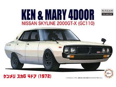 Id-5 Ken & Mary 4door Nissan Skyline 2000gt-x (Gc110) - zdjęcie 1