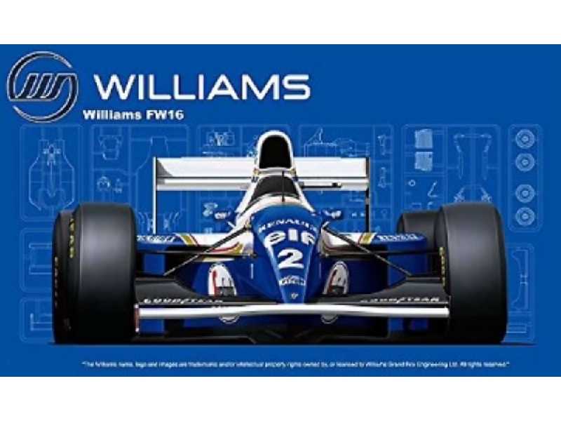 Gp-24 Williams Fw16 Renault (San Marinogp/Brazillian Gp/Pacific Gp) - zdjęcie 1 Gp-24 Williams Fw16 Renault (San Marinogp/Brazillian Gp/Pacific Gp) - zdjęcie 1