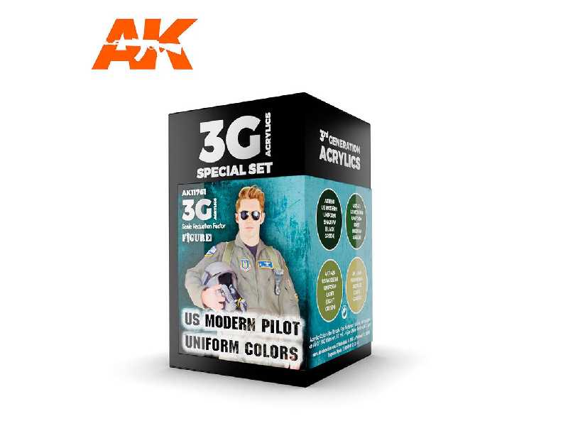Ak 11761 Us Modern Pilot Uniform Colors Set - zdjęcie 1 Ak 11761 Us Modern Pilot Uniform Colors Set - zdjęcie 1