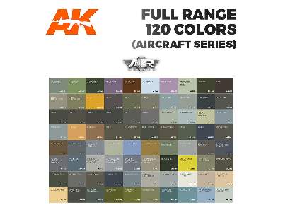 Ak 11921 Wooden Box With 120 Colors Of 3gen Air Range - Special Edition - zdjęcie 3