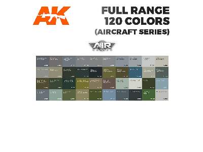 Ak 11921 Wooden Box With 120 Colors Of 3gen Air Range - Special Edition - zdjęcie 4