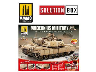 A.Mig 7712 Solution Box - Modern Us Military Sand Scheme - zdjęcie 5
