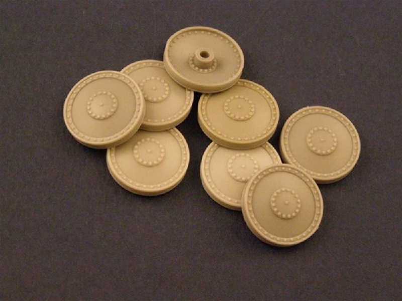 Burn Out Wheels For Pz38/Marder Iii/Hetzer - zdjęcie 1 Burn Out Wheels For Pz38/Marder Iii/Hetzer - zdjęcie 1