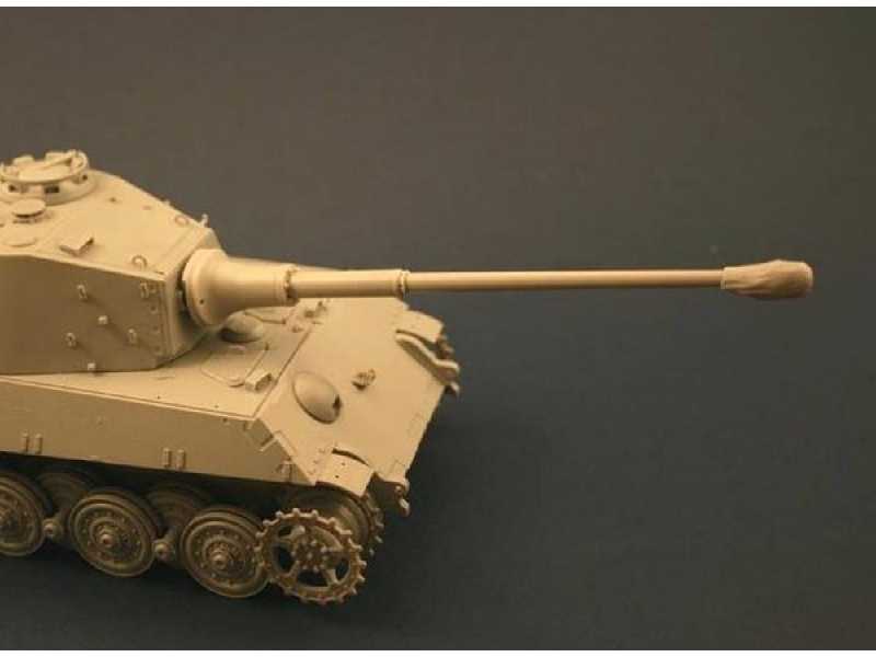 Kwk43/L71 Barrel With Canvas Cover For Tiger Ii Serien Turm / Jagdpanther - zdjęcie 1