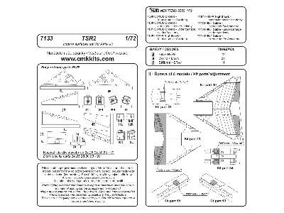 TSR.2 control surface set - zdjęcie 2