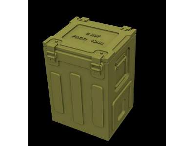 C207 British Ammo Boxes For 2pdr - zdjęcie 1