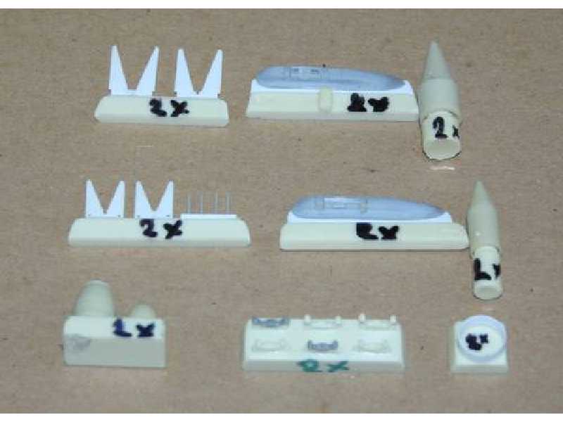 Ju 88A-4 armament set for Hasegawa - zdjęcie 1 Ju 88A-4 armament set for Hasegawa - zdjęcie 1