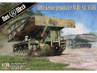 Brückenlegepanzer M48 A2 AVLB - czołg mostowy - zdjęcie 1