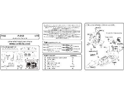 P-51D Mustang - Detail set for Tamiya Kit - zdjęcie 2