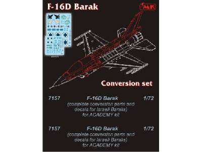 F-16D Barak - conversion set for Academy - zdjęcie 1