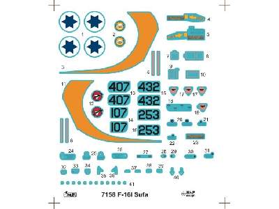 F-16D SUFA - conversion set for Academy - zdjęcie 2