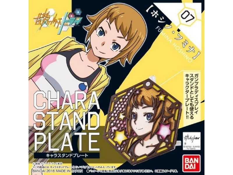 Chara Stand Plate Fumina Hoshino (Gundam 83319p) - zdjęcie 1 Chara Stand Plate Fumina Hoshino (Gundam 83319p) - zdjęcie 1