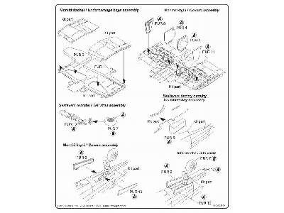 Westland Wyvern S.4  Undercarriage set 1/72 for Trumpeter kit - zdjęcie 3