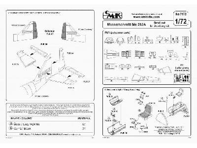 Me 262A  Detail set 1/72 for 1/72 Academy kit - zdjęcie 2