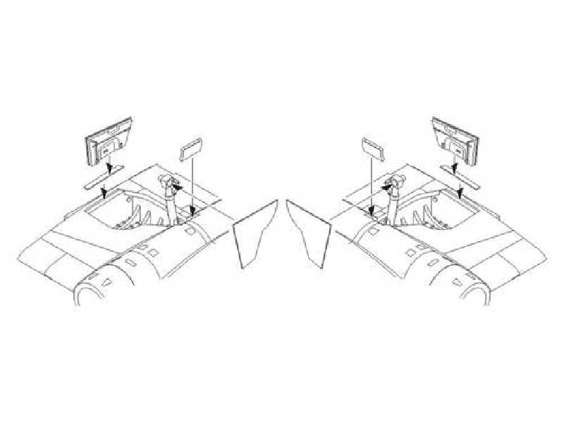 Canberra PR.Mk.9   Undercarriage bays1/72 for Airfix kit - zdjęcie 1