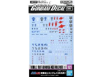 Gundam Decal 121 Ms Gundam Age Multiuse 1 - zdjęcie 1