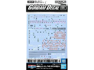 Gundam Decal 123 Ms Gundam The Origin Multiuse 4 - zdjęcie 1