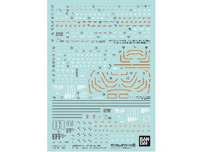 Gundam Decal 123 Ms Gundam The Origin Multiuse 4 - zdjęcie 2