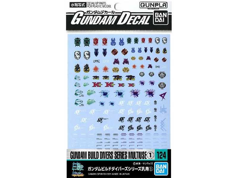 Gundam Decal 124 Ms Gundam Bd Series Multiuse 1 - zdjęcie 1 Gundam Decal 124 Ms Gundam Bd Series Multiuse 1 - zdjęcie 1