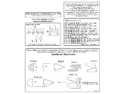German WW II Aircraft bombs SC 500 (4 pcs) 1/72 - zdjęcie 2