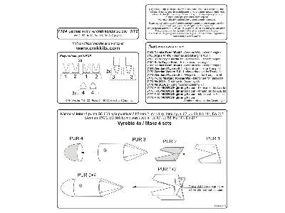 German WW II Aircraft bombs SC 500 (4 pcs) 1/72 - zdjęcie 2