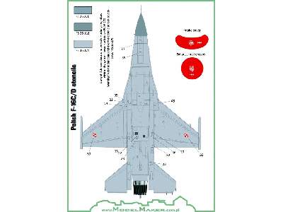 Polish F-16c/D Stencils - zdjęcie 6