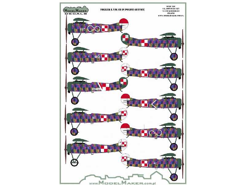 Fokker E.V/D.Vii In Polish Service - zdjęcie 1