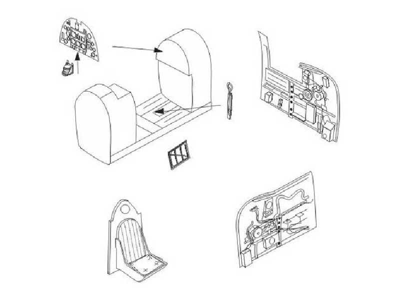 Spitfire Mk. IX  Interior set for Airfix - zdjęcie 1