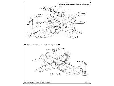 BAe Hawk 100 series  undercarriage set 1/72 for Airfix kit - zdjęcie 3