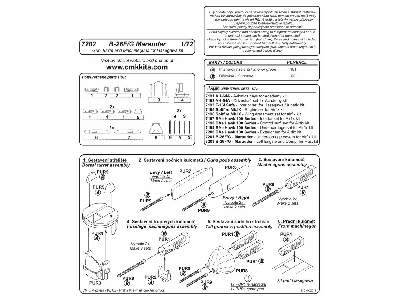 B-26F/G Marauder  Gun Turret & Machineguns 1/72 for Hasegawa - zdjęcie 2