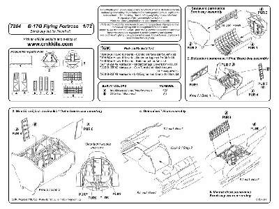 B-17G Flying Fortress  Bomb bay set 1/72 for Revell - zdjęcie 2