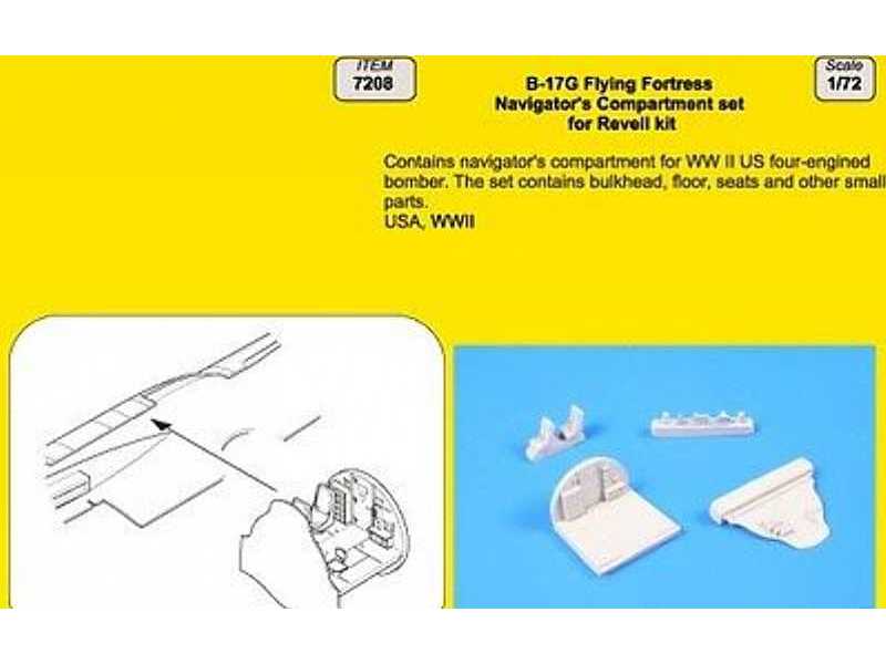 B-17G Navigator´s compartment (revell) - zdjęcie 1 B-17G Navigator´s compartment (revell) - zdjęcie 1