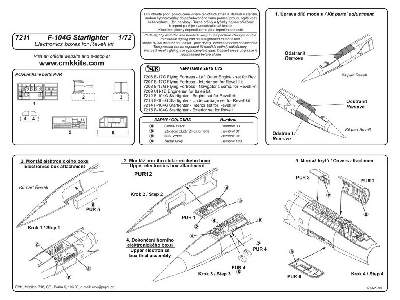 F-104G Starfighter  Electronics boxes 1/72 for Revell - zdjęcie 2