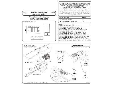 F-104G Starfighter  Engine set 1/72 for Revell - zdjęcie 2