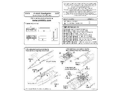 F-104G Starfighter  Undercarriage set 1/72 for Revell - zdjęcie 2