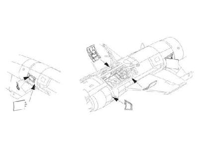 F-104G Starfighter  Exterior set 1/72 for Revell - zdjęcie 1