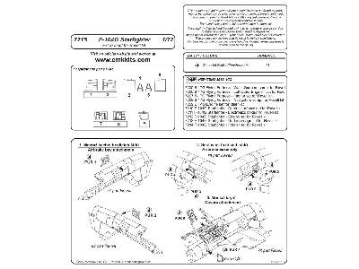 F-104G Starfighter  Exterior set 1/72 for Revell - zdjęcie 2