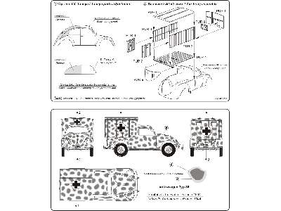 VW Type 82 Reich Post - conversion set for Tamiya - zdjęcie 3