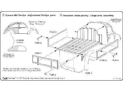 VW Type 82 Pick Up - conversion set for Tamiya - zdjęcie 3