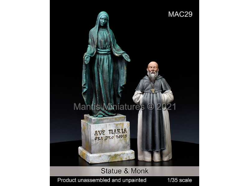 Statue & Monk - zdjęcie 1 Statue & Monk - zdjęcie 1