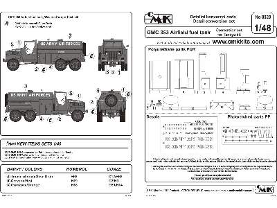 GMC 353 Airfield fuel tank - conversion set for Tamiya - zdjęcie 4