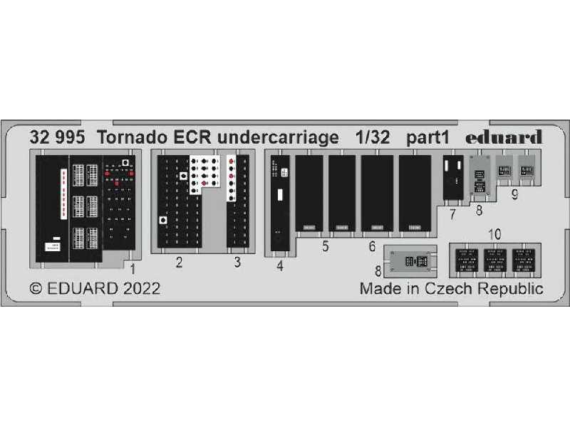 Tornado ECR undercarriage 1/32 - Italeri - zdjęcie 1