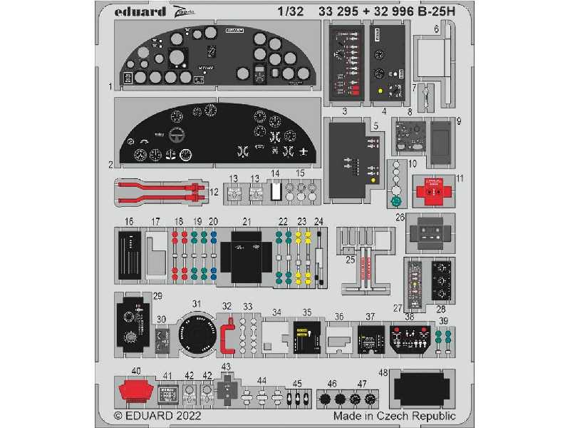 B-25H interior 1/32 - Hong Kong Models - zdjęcie 1 B-25H interior 1/32 - Hong Kong Models - zdjęcie 1