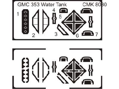 GMC 353 Water tank - conversion set for Tamiya - zdjęcie 4