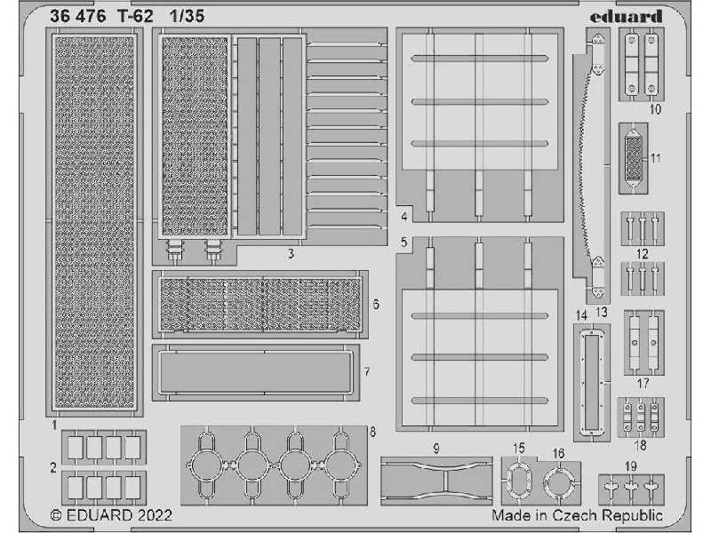 T-62 1/35 - Zvezda - zdjęcie 1 T-62 1/35 - Zvezda - zdjęcie 1