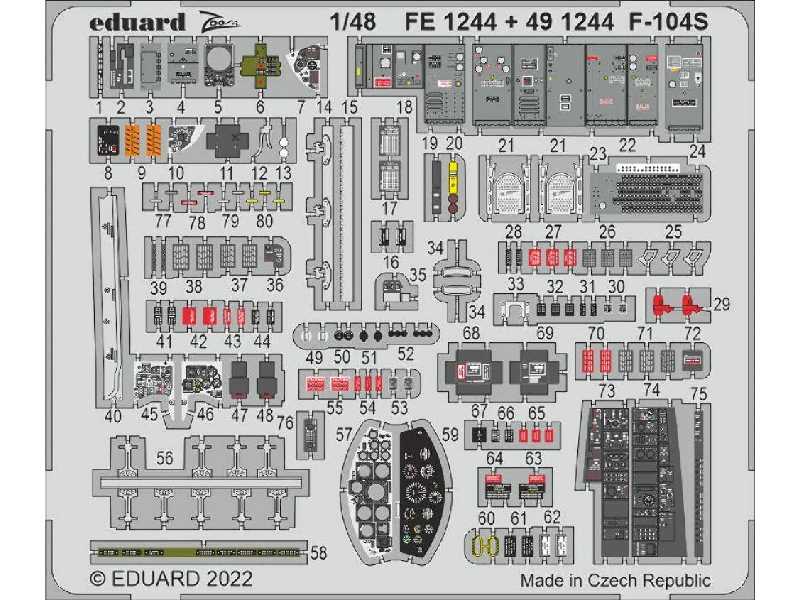 F-104S 1/48 - Kinetic - zdjęcie 1 F-104S 1/48 - Kinetic - zdjęcie 1