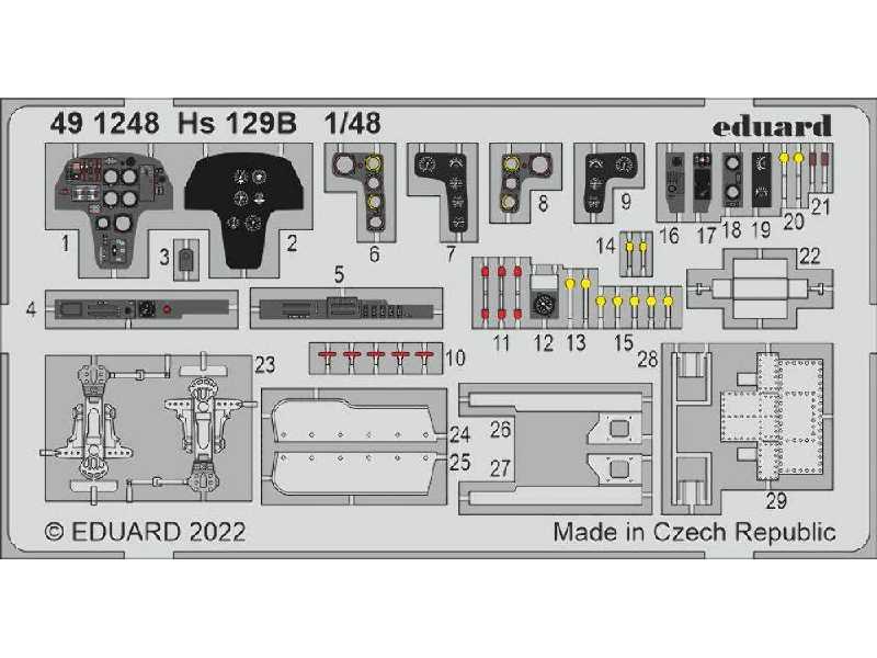 Hs 129B 1/48 - Hobby 2000 - zdjęcie 1 Hs 129B 1/48 - Hobby 2000 - zdjęcie 1