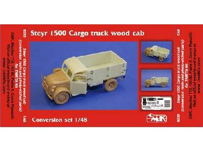 Steyr 1500 Cargo truck wood cab - conversion set for Tamiya - zdjęcie 1